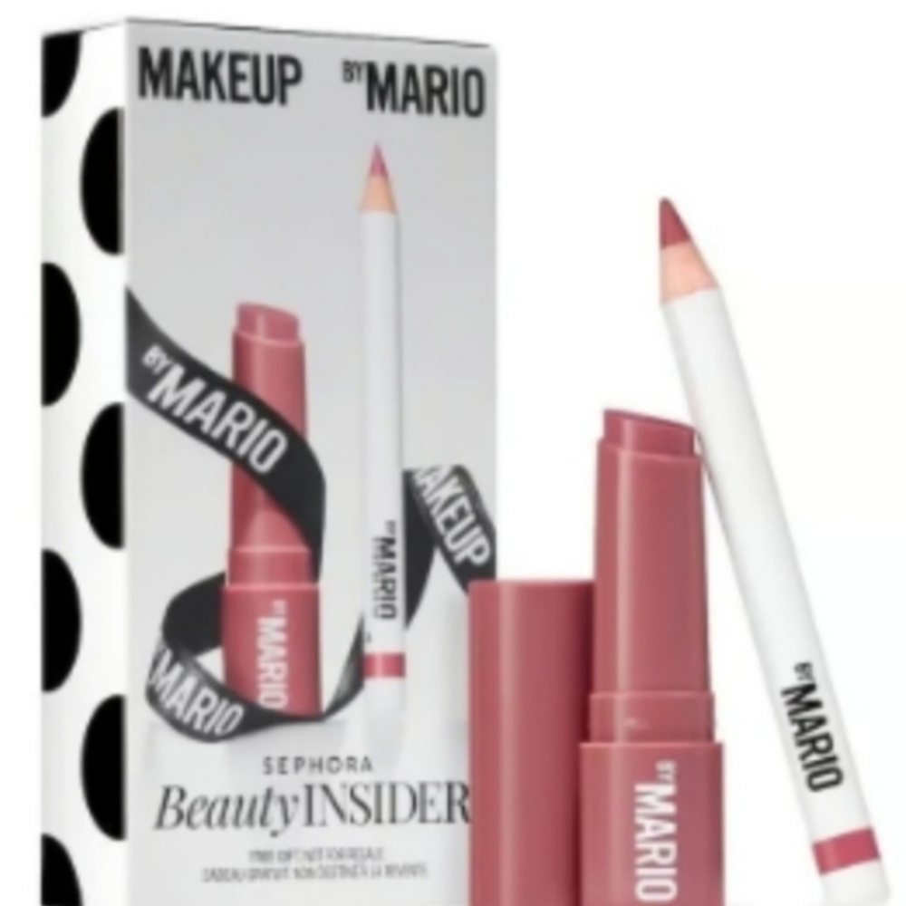 Makeup By Mario 2-Piece Set: Lip Serum & Sculpting Lip Pencil, NIB
